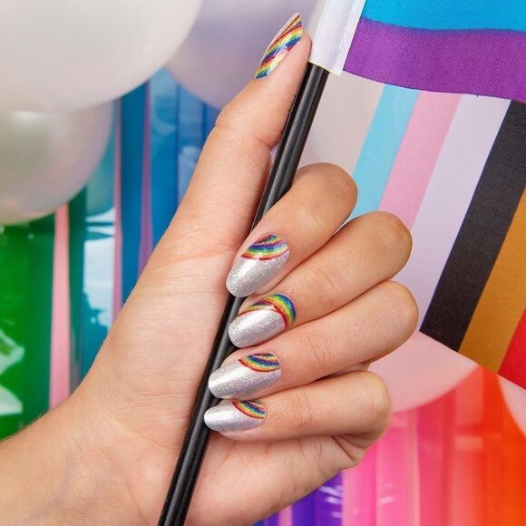 Color Street | Take Pride shimmering holographic shade with rainbows. - Picture 3 of 9